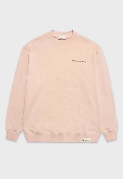 Redefined Print Fleece Crewneck - Cameo Rose