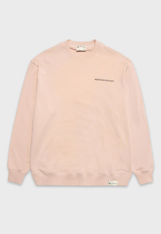 Redefined Print Fleece Crewneck - Cameo Rose
