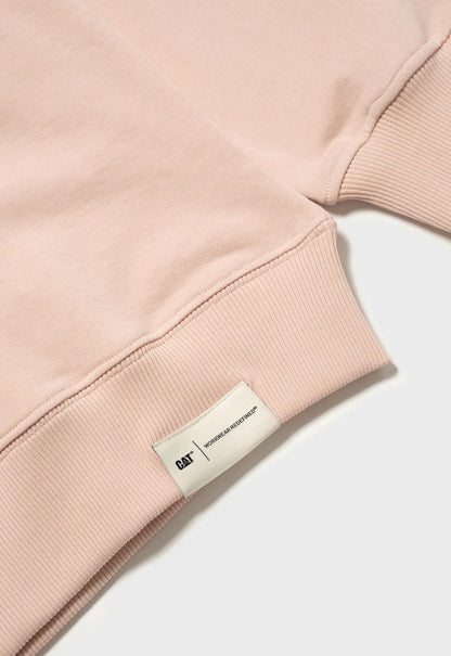 Redefined Print Fleece Crewneck - Cameo Rose