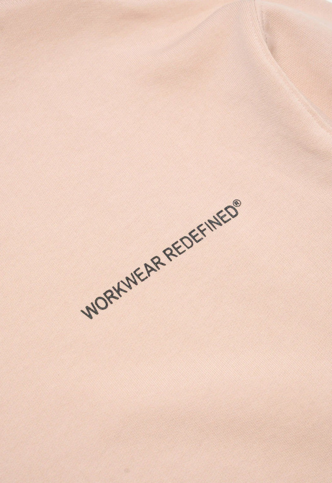 Redefined Print Fleece Crewneck - Cameo Rose