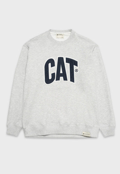 Logo Fleece Crewneck - Heather Grey