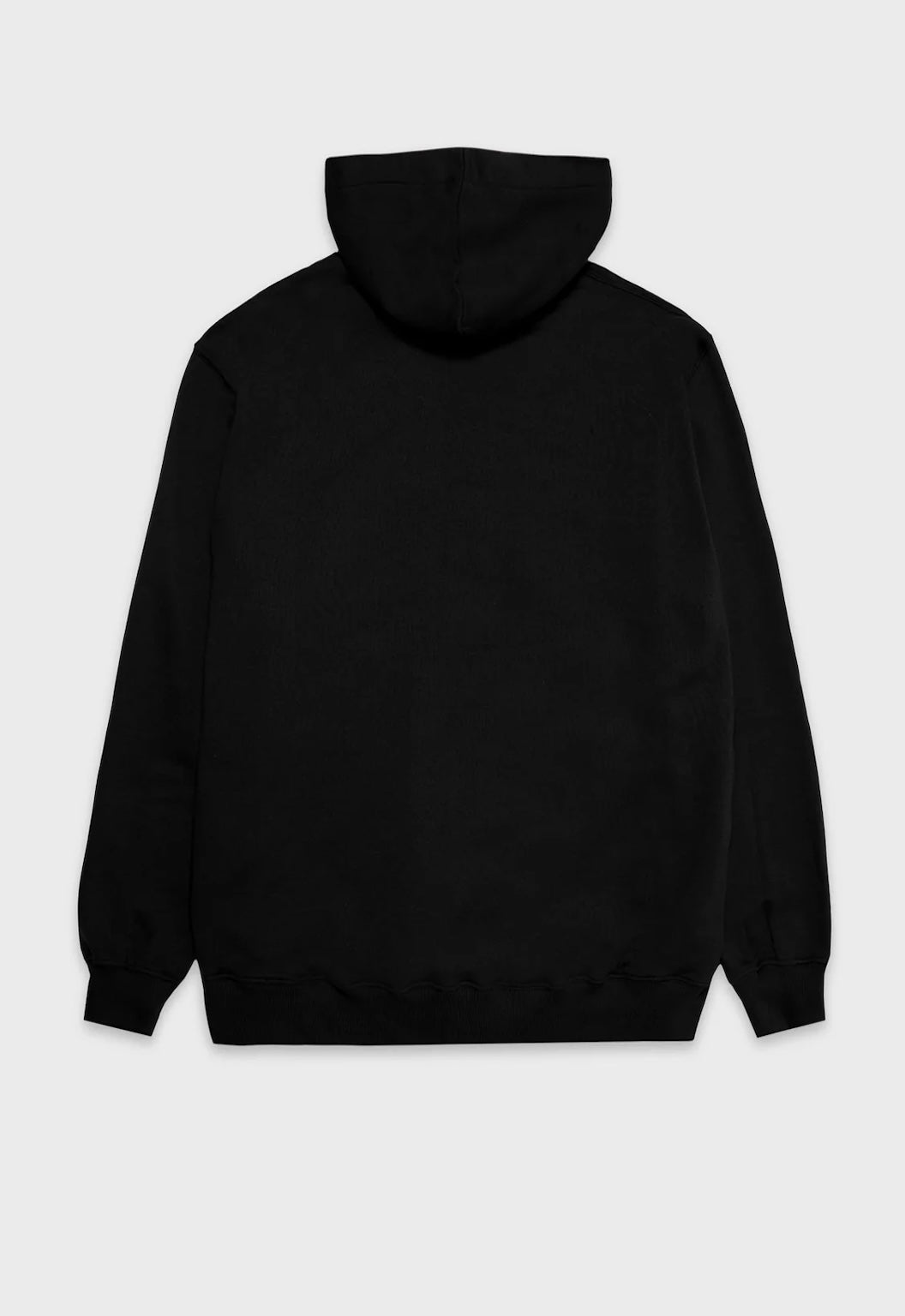 Label Fleece Hoodie - Black
