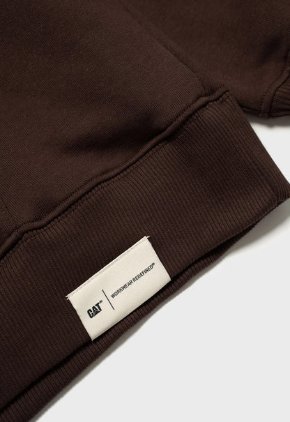 Label Fleece Hoodie - Moro