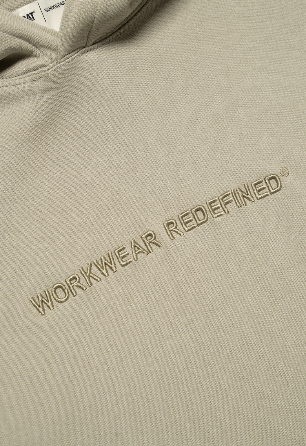 Redefined Embroidery Fleece Hoodie - Abbey Stone