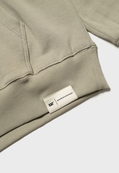 Redefined Embroidery Fleece Hoodie - Abbey Stone