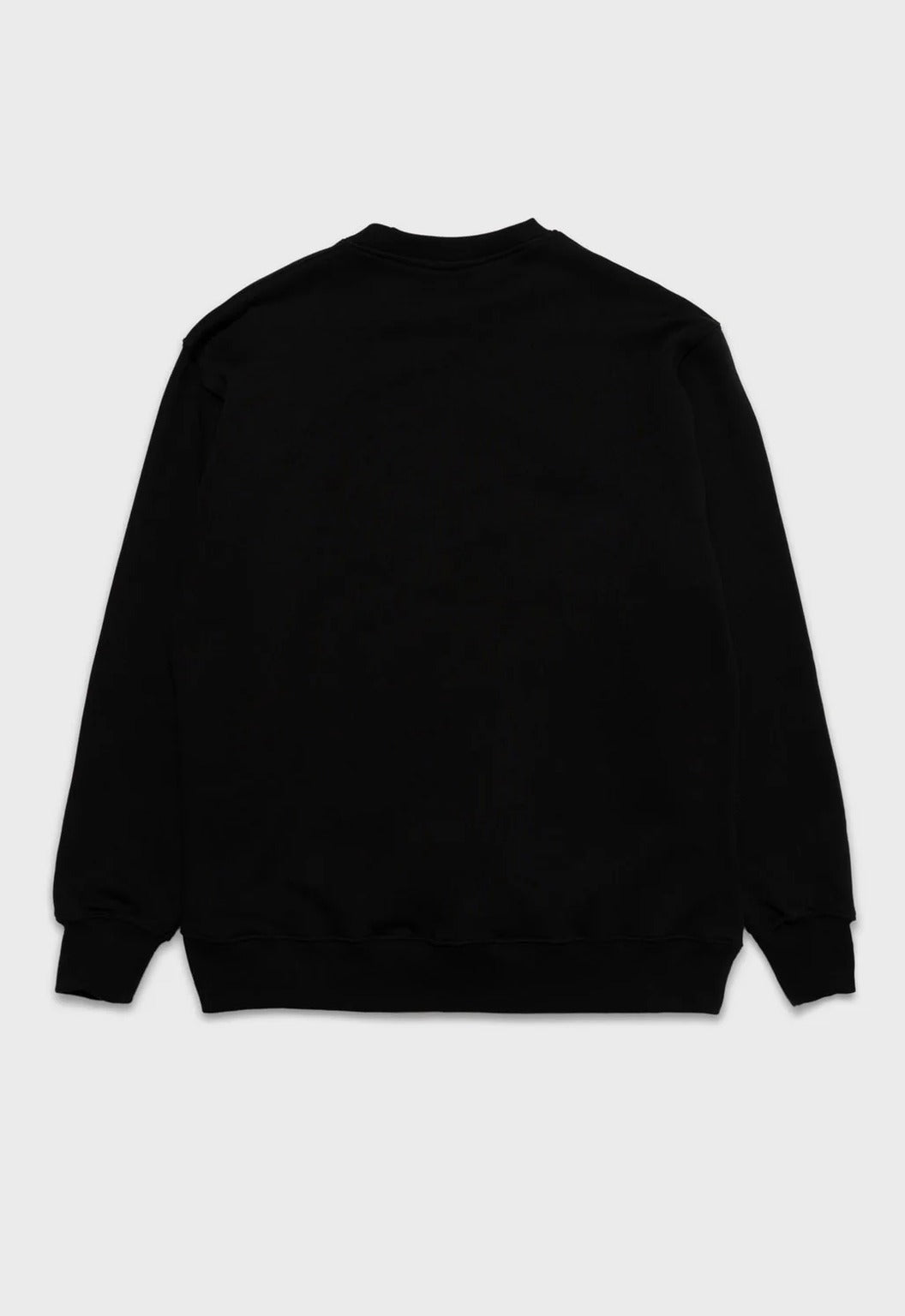 Label Fleece Crewneck - Black