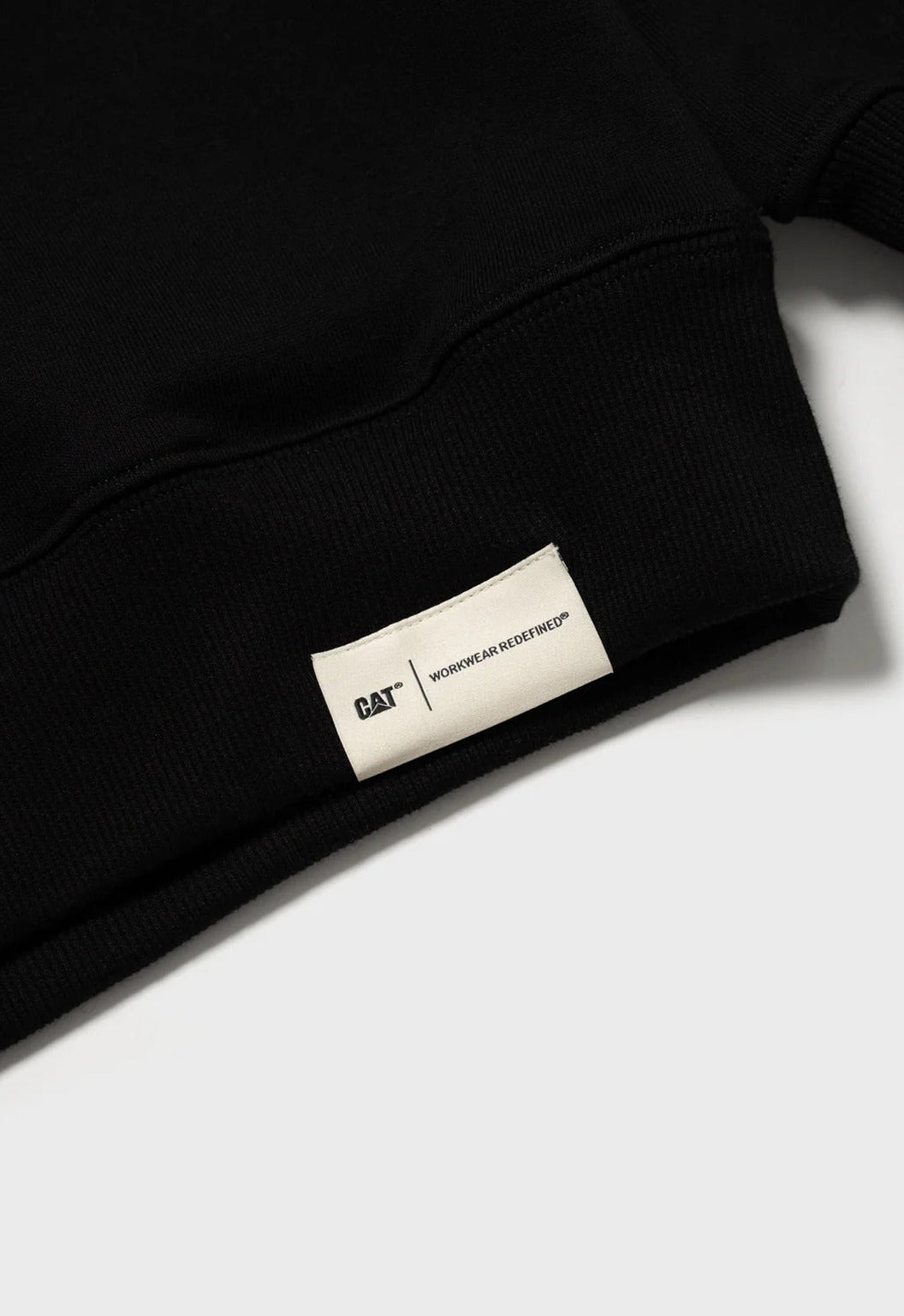 Label Fleece Crewneck - Black