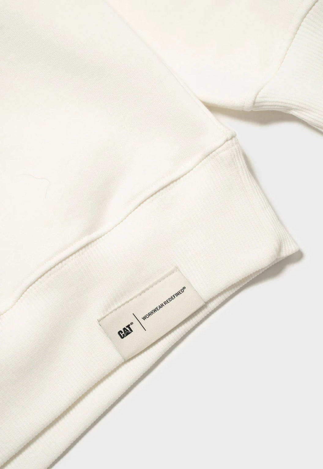 Label Fleece Crewneck - Bone