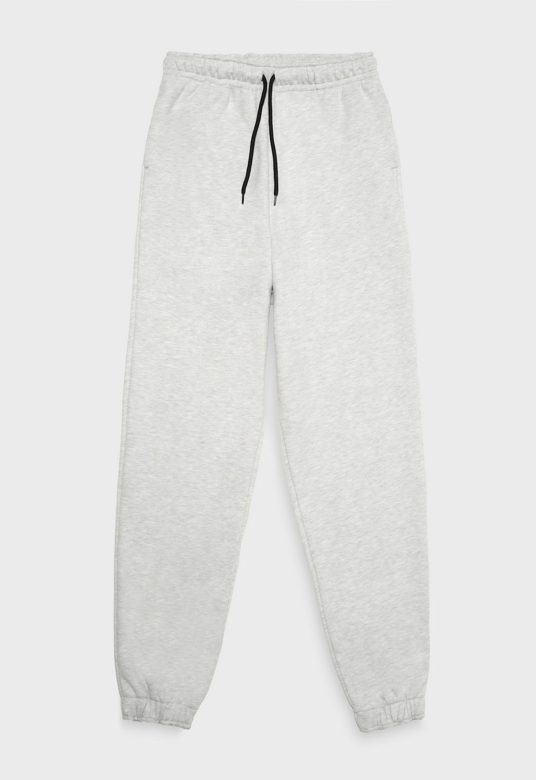Label Fleece Pant - Heather Grey
