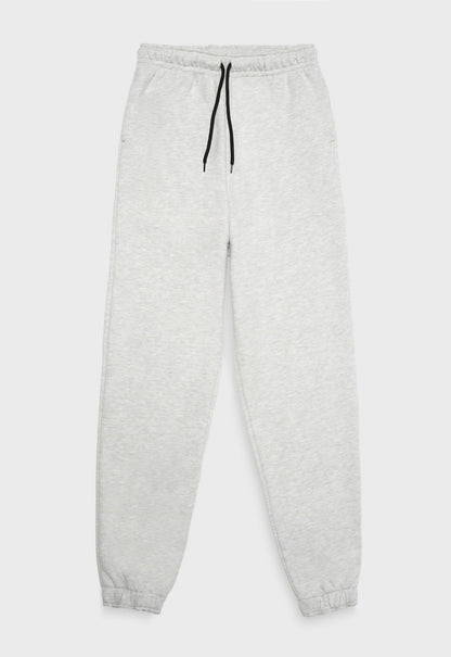 Label Fleece Pant - Heather Grey