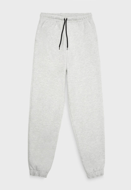 Label Fleece Pant - Heather Grey