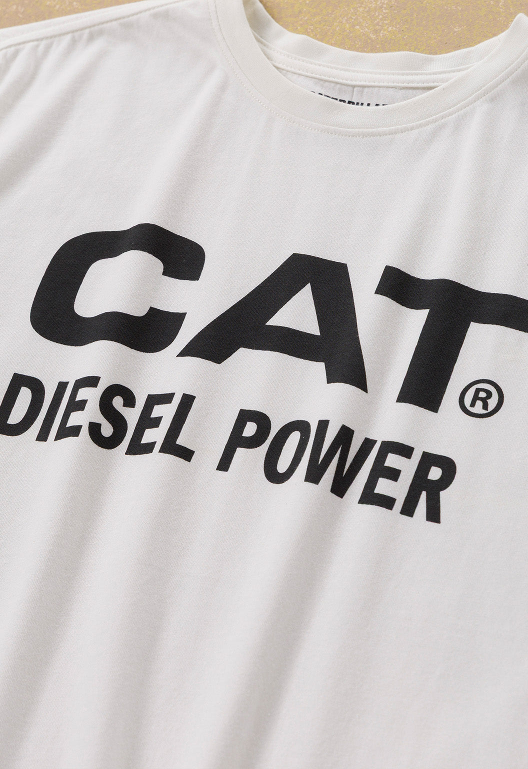 Short Sleeve Diesel Power Tee - Gardenia