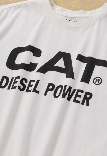 Short Sleeve Diesel Power Tee - Gardenia