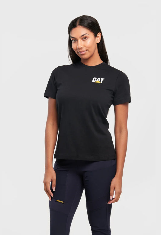 Womens SS Trademark Tee | CAT Workwear Australia