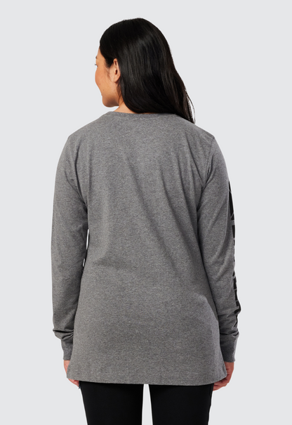 Womens LS Trademark Banner Tee