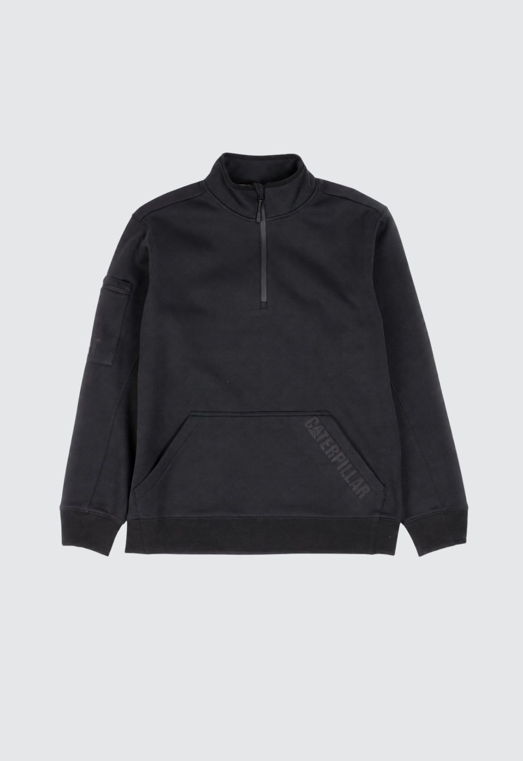 Impact Quarter Zip Sweatshirt - Black