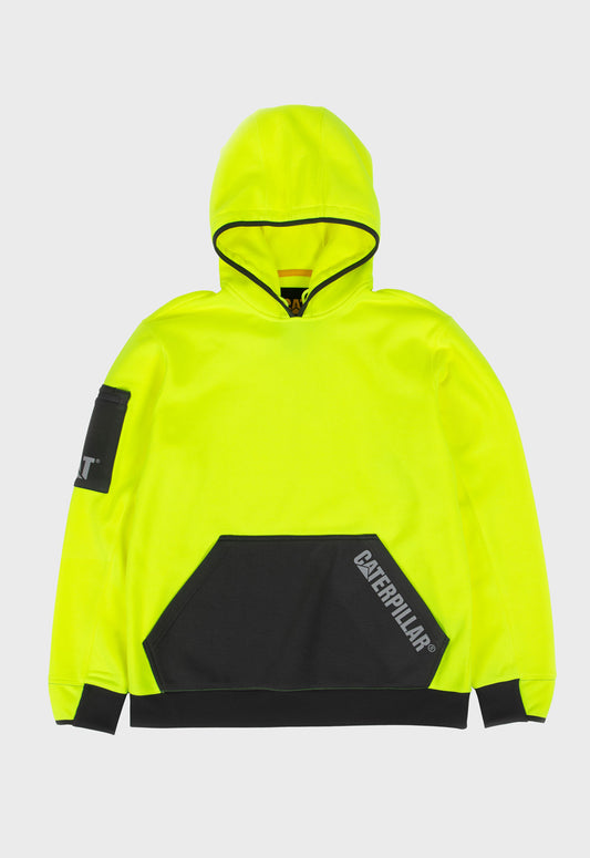 Impact Hooded Sweatshirt - HiVis Yellow