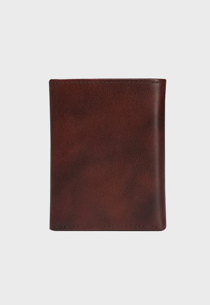 Kenya Leather Wallet - Dark Brown