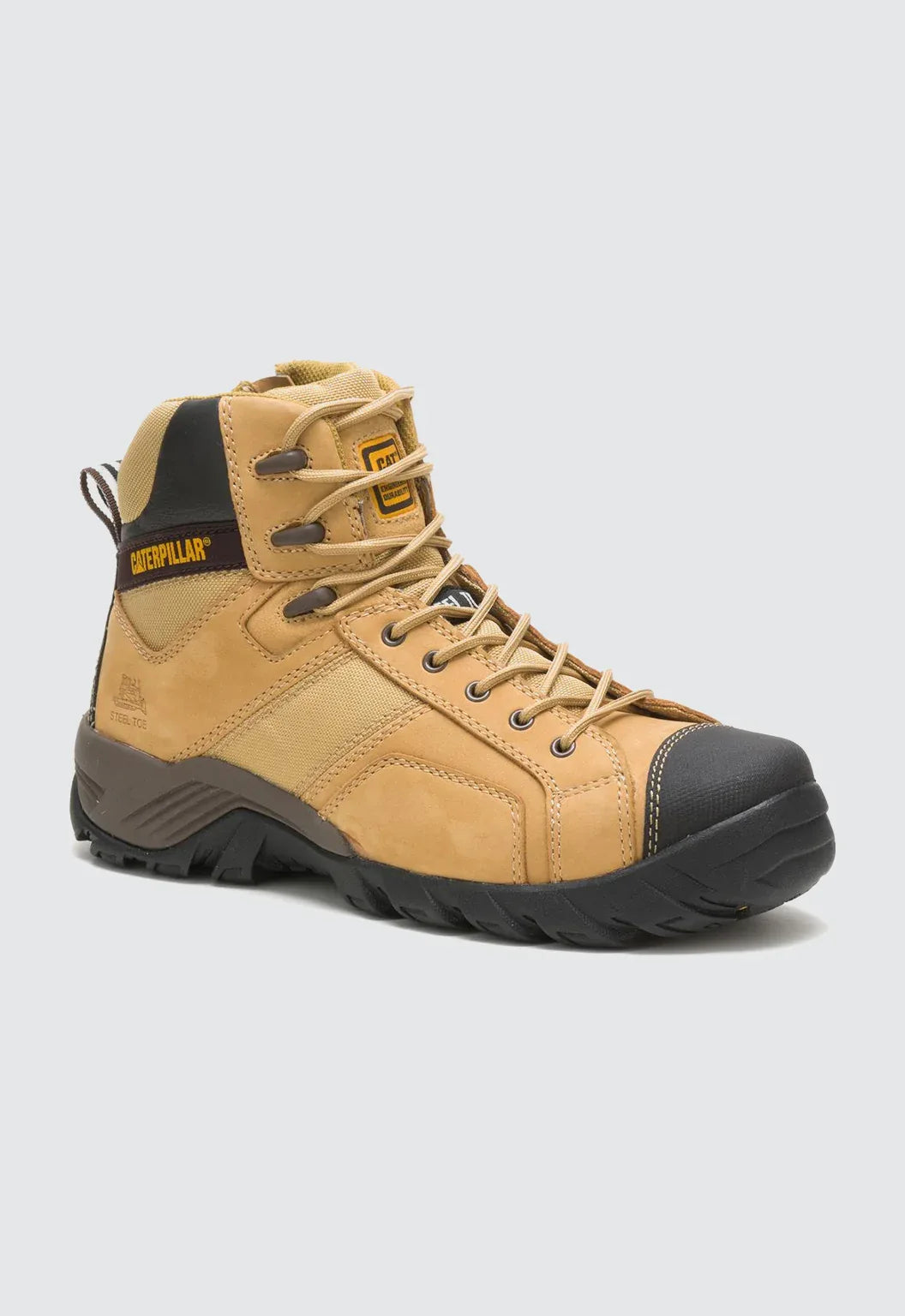 Argon Hi Side Zip ST AUS Honey | CAT Workwear Australia