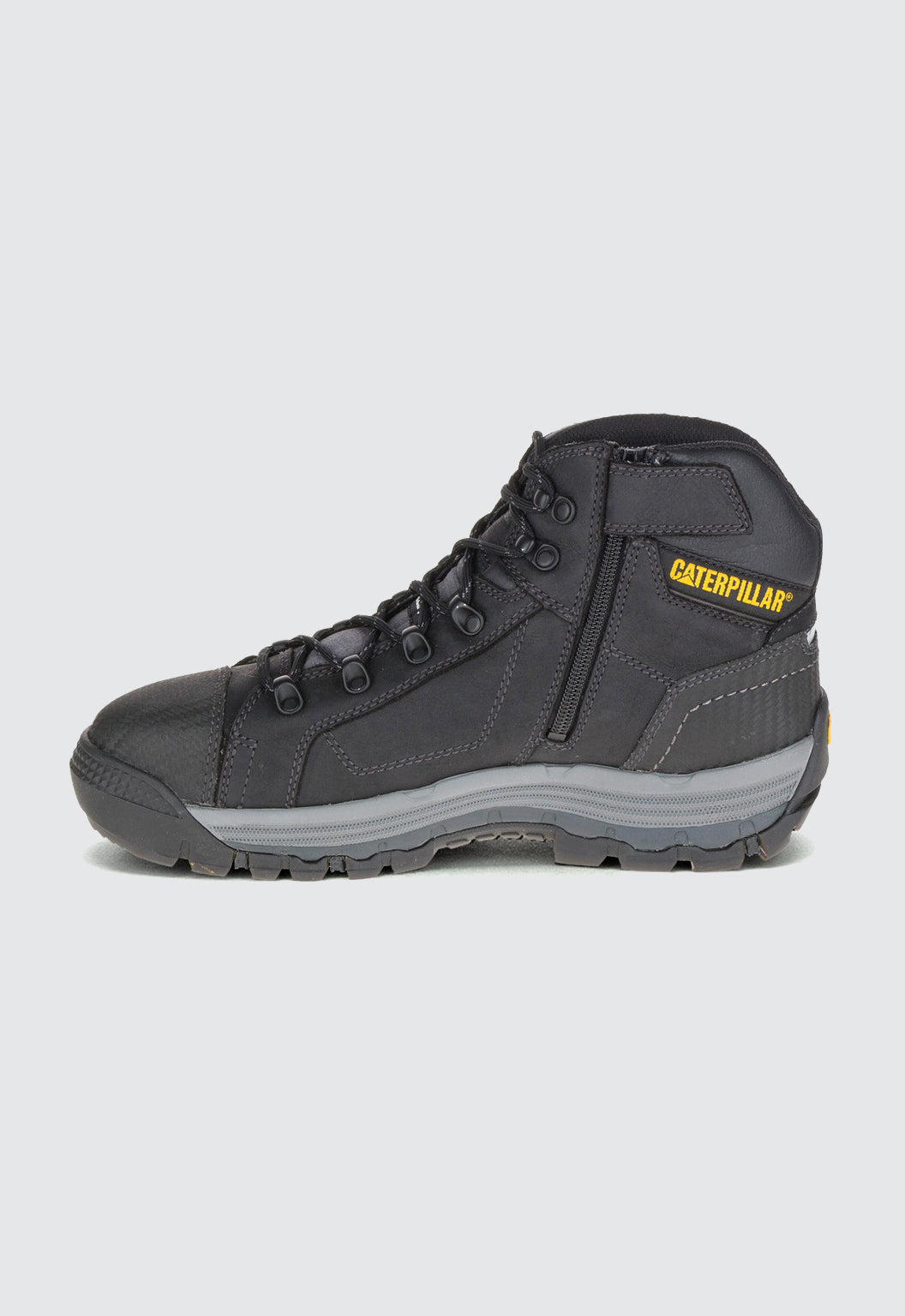 Convex Mid Zip Side Boot Black