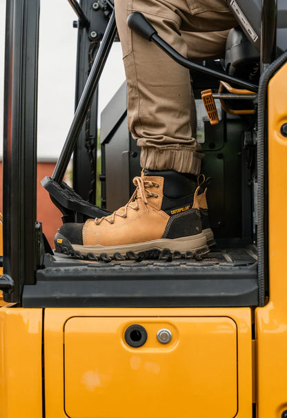Threshold + Zip WP CT Boot Honey Reset | CAT Workwear Australia