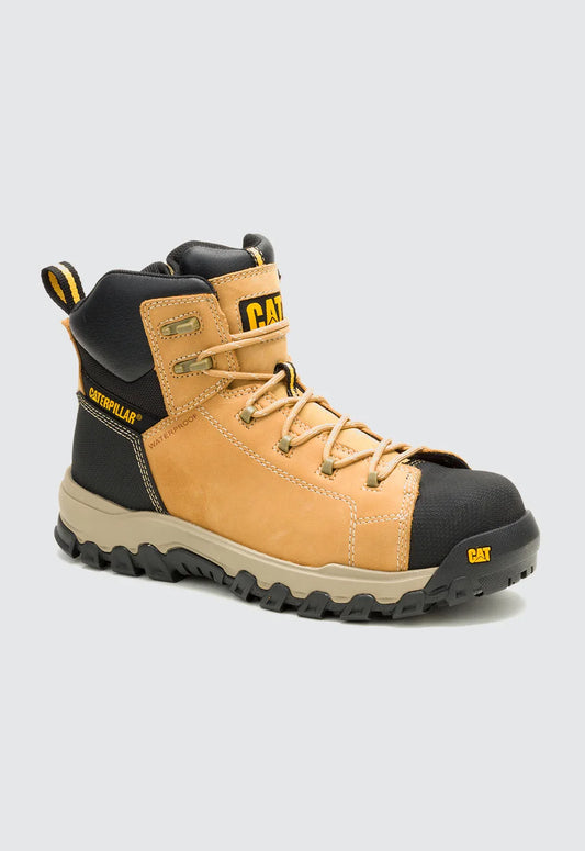 Threshold + Zip WP CT Boot Honey Reset | CAT Workwear Australia