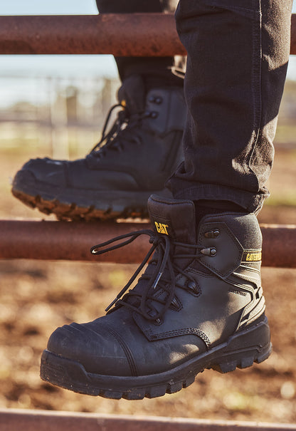Striver XL 6" AUS ZIP WP AT - Black